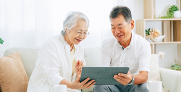 遠隔監視システムで確認をしているイメージ画像