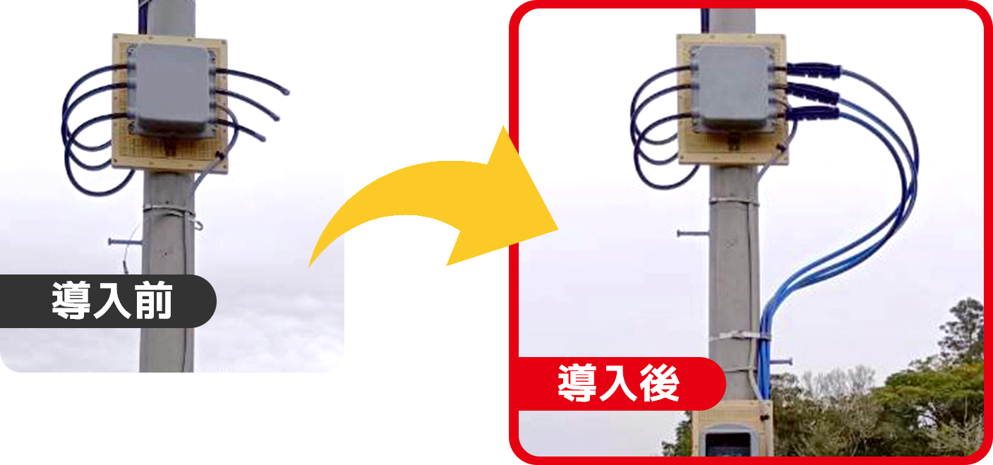 導入前→導入後